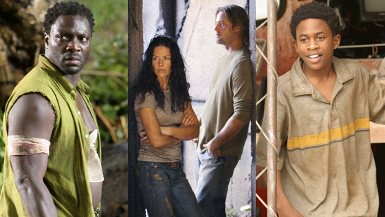 Adewale Akinnuoye-Agbaje, Josh Holloway, Evangeline Lilly, Malcolm David Kelley, Lost Adewale Akinnuoye-Agbaje, Josh Holloway, Evangeline Lilly, Malcolm David Kelley, Lost